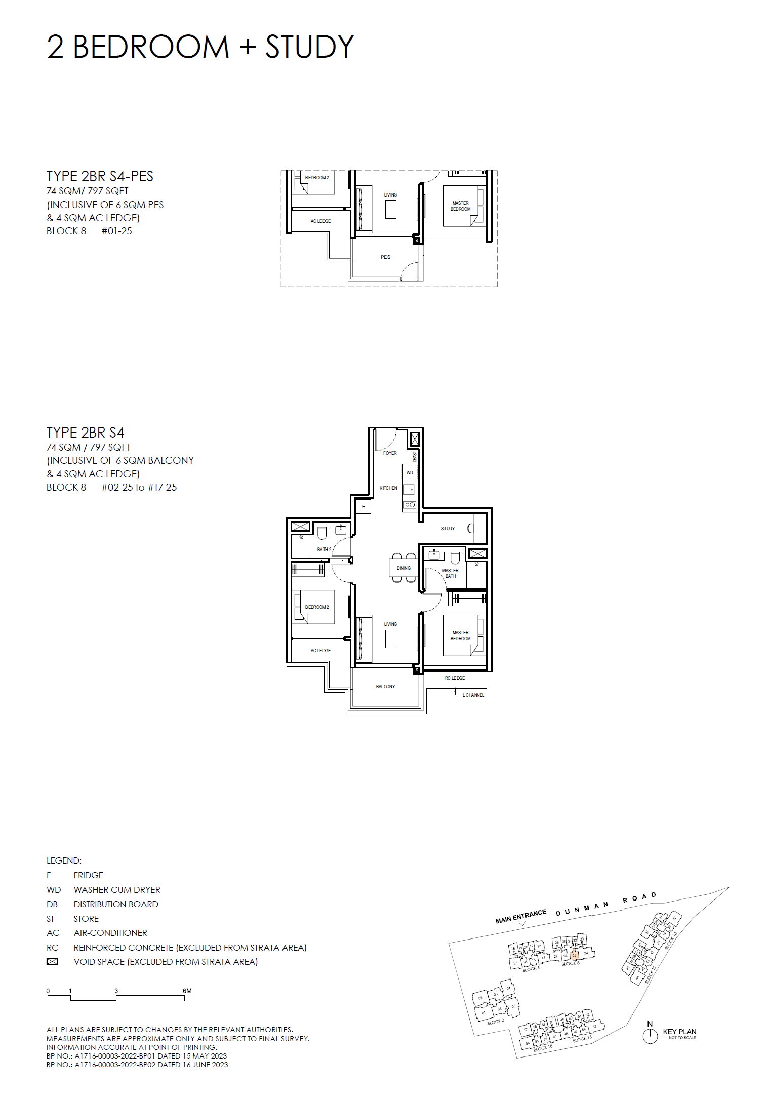 2BR S4-PES floor plan